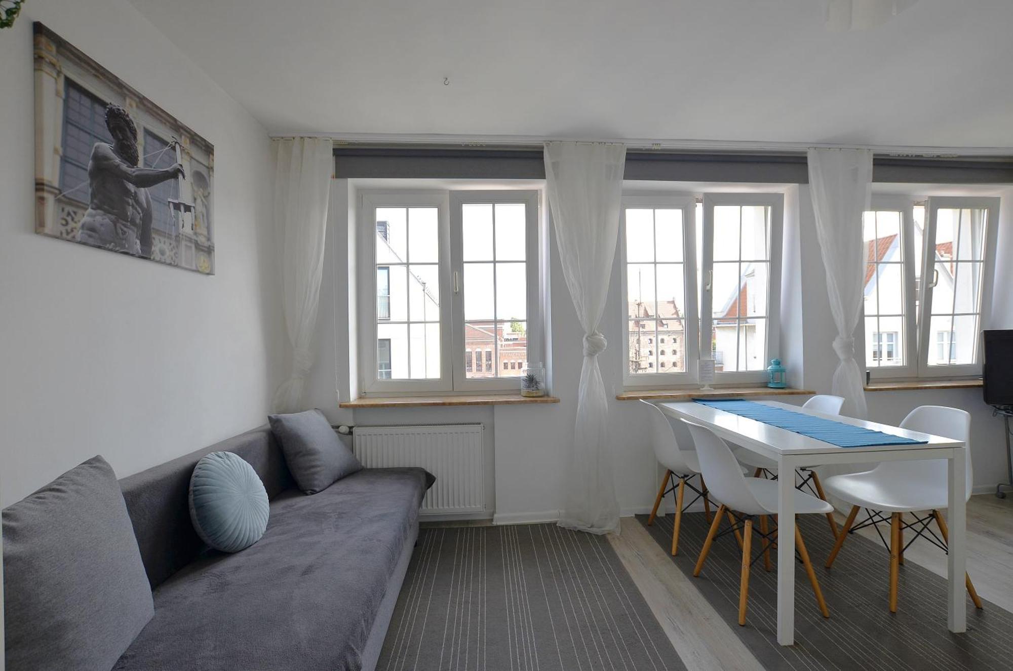 Apartament Targ Z Widokiem I Parkingiem Gdańsk